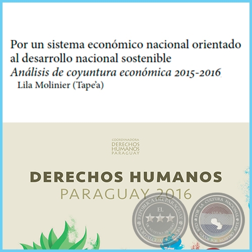 Por un sistema econmico nacional orientado al desarrollo nacional sostenible - DERECHOS HUMANOS EN PARAGUAY 2016 - Autora: LILA MOLINIER - Pginas 35 al 54 - Ao 2016